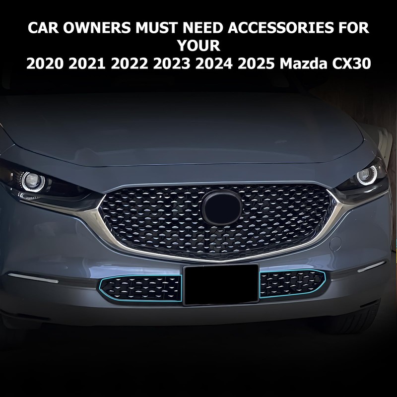 LUWU Front Grill Mesh Compatible With 2023 2024 2025 Mazda