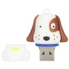 USB Flash Drive Cute Cartoon Black White Dots Face Dog