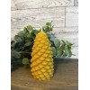 beeswax Pure Beeswax (bees wax) -medium pine cone candle