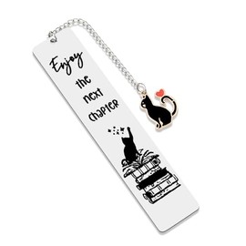 Inspirational Bookmarks for Women Teens Students Cute Cat Bookmarks for Adults Book Lovers Gifts for Women Readers Christmas Birthday Book Markers Promotion New Job Retirement Gifts Coworker Teacher