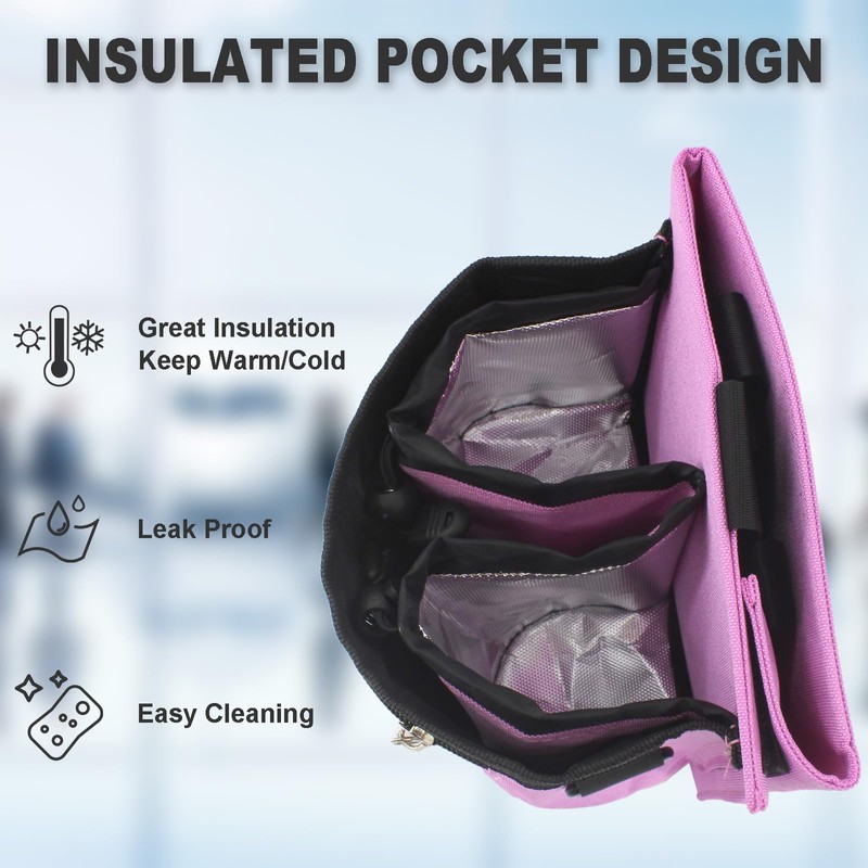 Bokelai Luggage Travel Cup Holder with Straps for Add a