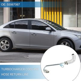 A ABSOPRO Turbocharger Coolant Hose Return Line No.55567067 Turbo Cooling Feed Pipe for Chevy Cruze Sonic Trax 1.4L