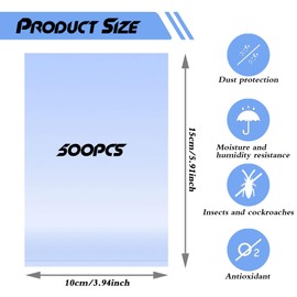 Parafilm Shrink Film - Pack of 500 Transparent Heat Shrink Tubes, Perfect for Sealing Liquid Bottles and Small Items