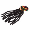 Sombreros de Fiesta Divertidos Sombrero Rasta con Mechón de Rastas