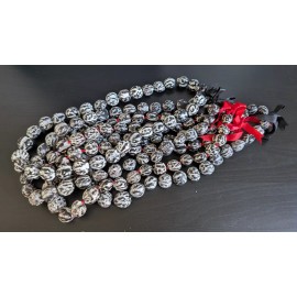 Hawaiian Kukui Nut Lei Handmade Necklace - approximately 40 Inches