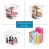 iDesign Pantry Storage Bins with Handles - Cube Organizer Bins