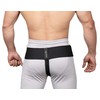 Schwarz Inguinal Hernie Leistengurte mit Kompressions-Pad zur Entlastung bkptRL