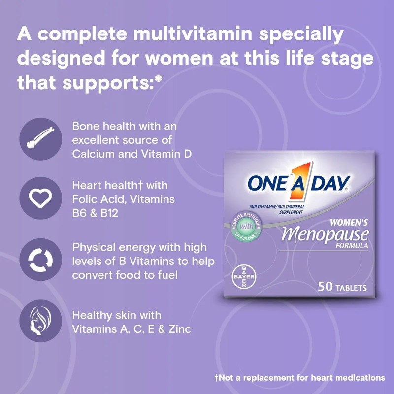 Suplemento Multivitamínico Para La Menopausia Femenina One A