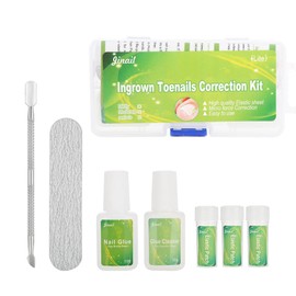 7Pcs Pedicure Ingrown Toenail Correction Recover Tool Set Nail Pusher   Ingrown Patch