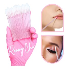 50 Lip Brush Desechables Para Pestañas Microblading Y Labios