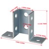 Skelang 4 Pcs Wing Shape 90 Degree Fitting Connector Bracket