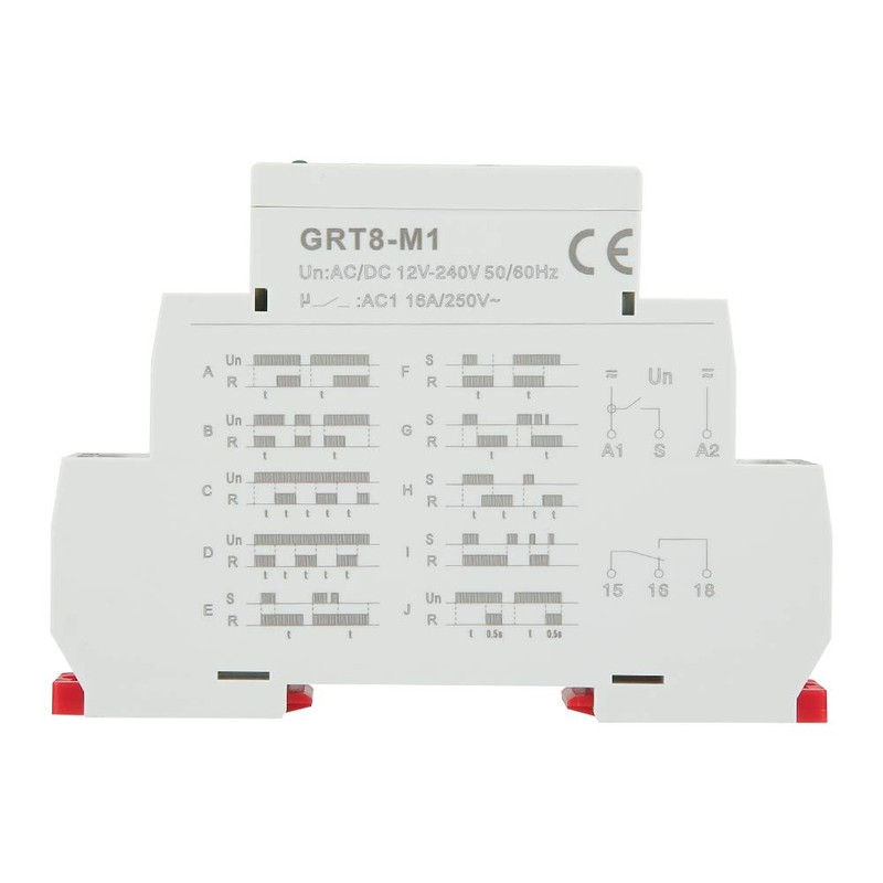 Fayelume 12V-240V Time Delay Relay, Timer Relay, Multifunction Time Relays,