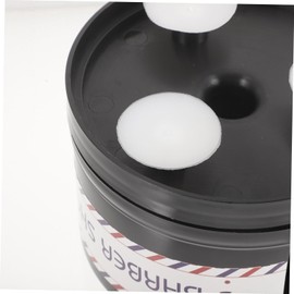 Ipetboom Neck Guard Neck Strip case Major Plastic Tissue Box Scarf Barber Neck Strip Dispenser Neck Strip Container Plastic Box Barber Neck Strip Holder Neck Carton