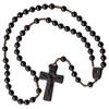 6mm Black Onyx/Jujube Wood 5 Decade Rosary