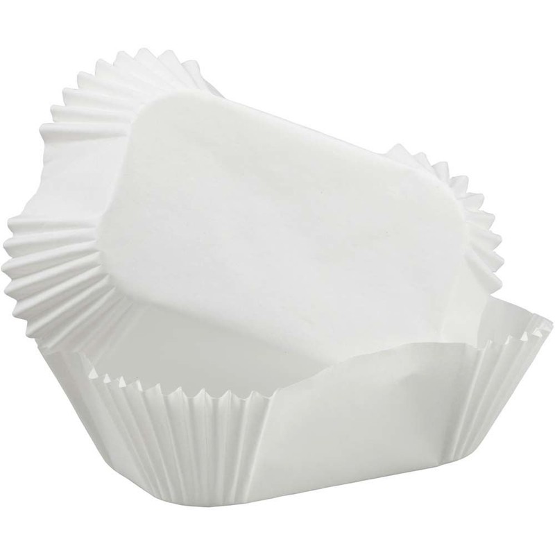 Wilton Baking Cups White Petite Loaf 50 pack (6-Pack)