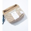 F.C. POUCH/MINI BAG TECH LEATHER SUEDE MINI POUCH, beige