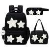 SilTriangle 3 Pcs Y2K Star Backpack Set with Lunch Bag