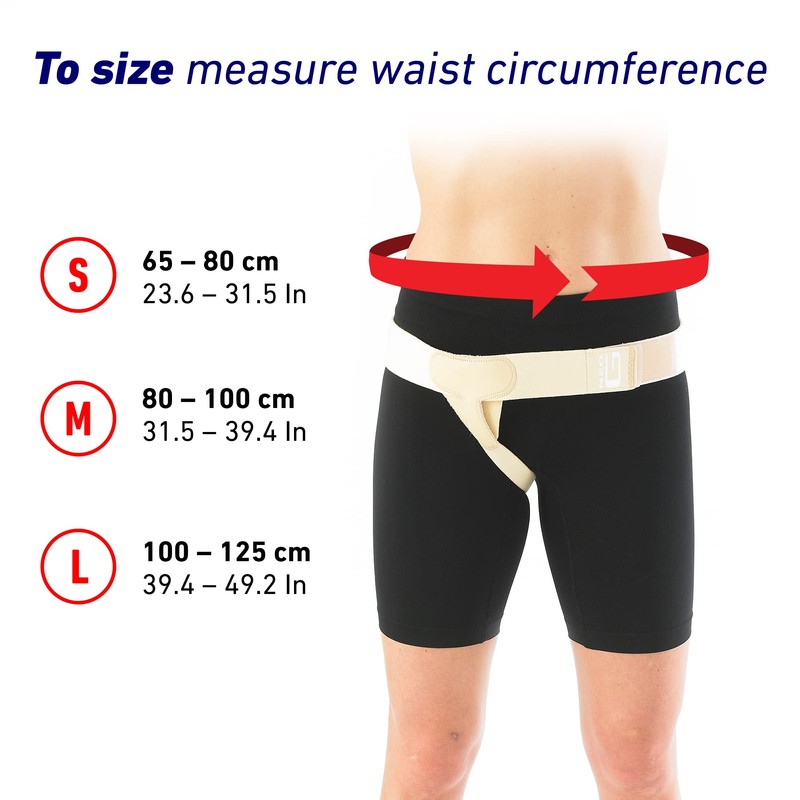 Neo-G Lower Hernia Support for Men and Women - Inguinal
