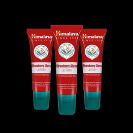 Himalayas Strawberry Gloss Lip Balm 10g x3 / 스트로베리 글로스 립밤 10g x3