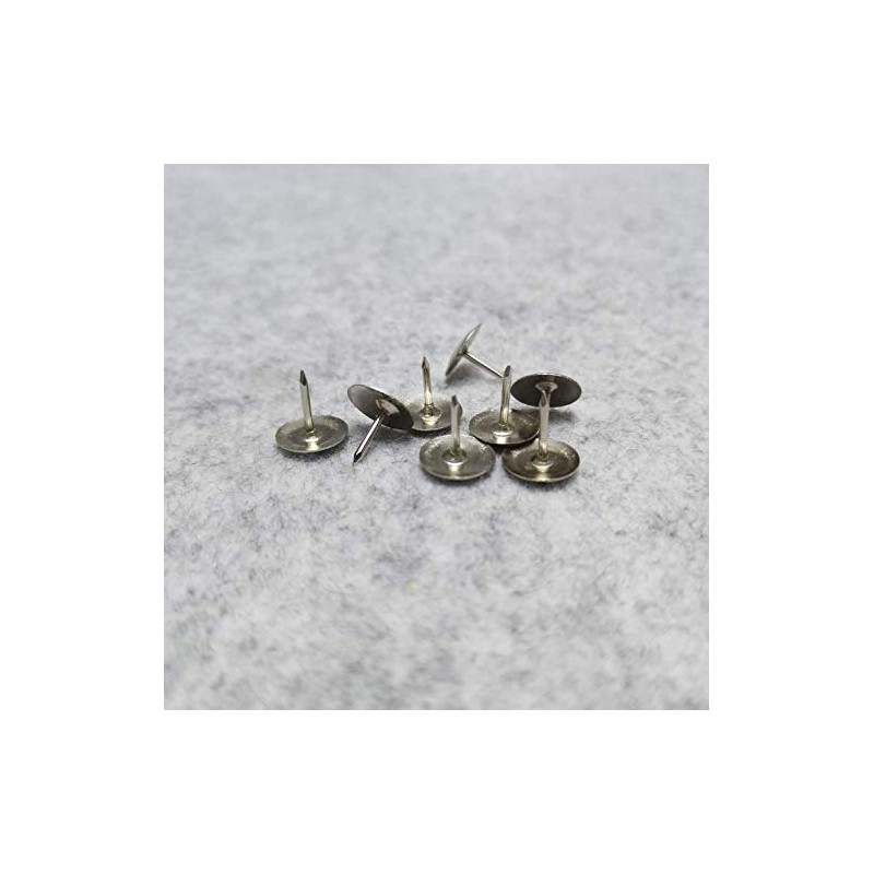 500pcs Drawing Pins, BetterJonny 9.5mm Silver Push Pins Iron Thumb