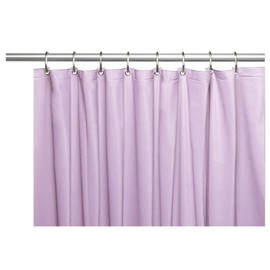 Elegant Heavy Duty Vinyl Shower Curtain Liner with 12 Metal Grommets Lilac