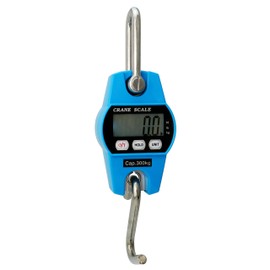 Outmate Digital Crane Scale 300kg/660lbs 200kg/440lbs with LED Handheld Mini Hanging Scale for Garage Farm Hunting Fishing Etc(300kg/Plastic Shell/Blue)