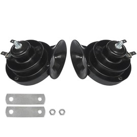 MOTRAIN 12V Snail Air Waterproof Horn,Car Horn Kits/Horn Accessories,Fit for Car/Motorcycle Power Sports