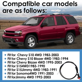 PSL500 Versatile Heavy Duty Differential Cable Lock for S15 4WD 1983-2003 - Reliable Axle Shaft Disconnect Conversion PSL500