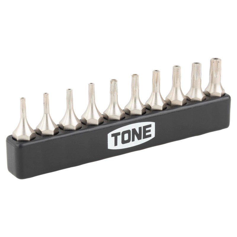 TONE BTTH10S T-shaped Torx Bit Set (Anti-tampering Type) Bit Insert,