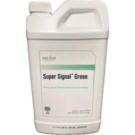 Super Signal Green - Green Spray Pattern Indicator Concentrate Fertilizer Marking Dye, Turf and Herbicide Marker 32oz. (Quart)