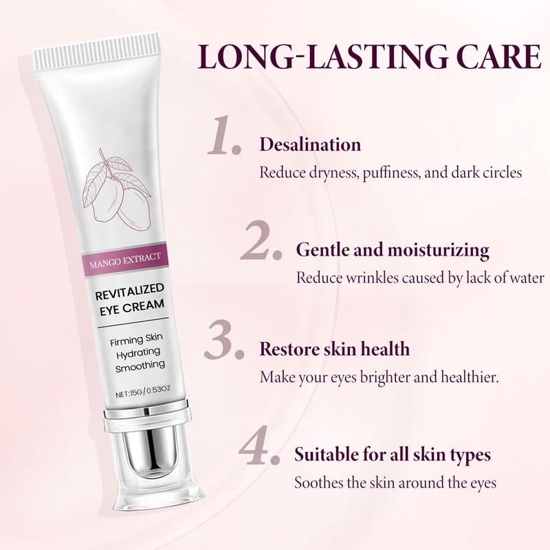Eyelift Serum Mango Revitalize Eye Cream,Under Eye Cream for Dark