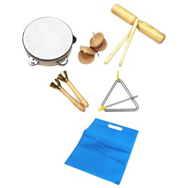Children Musical Instrument Set Wooden Educational Preschool Percussion Instrument Music Toys