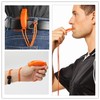 Lyfengdeam 6PCS Safety Survival Whistles with Adjustable Reflective Lanyard Emergency