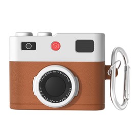 ARGOO Funda para AirPods Pro/Pro 2, Estuche Creativo Case Protectora de Silicona (Marrón)