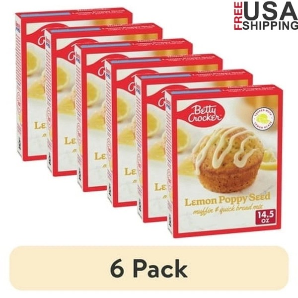 Unbranded Muffin Quick Bread Mix Lemon Poppy Seed Streusel 6