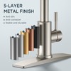 FORIOUS Kitchen Faucet with Soap Dispenser, Kitchen Faucet with Pull