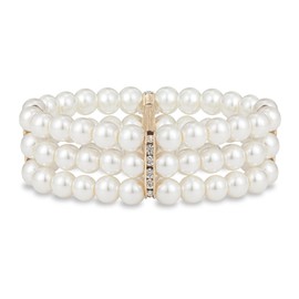 BABEYOND 1920s Flapper Imitation Pearl Bracelet Great Gatsby Pearl Bracelet Roaring 20s Accessories