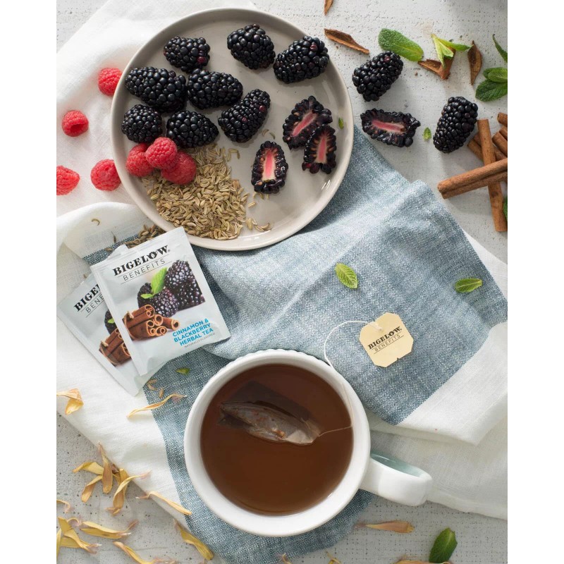 Bigelow Tea 18 Count Variety Pack Individually Wrapped Organic Herbal