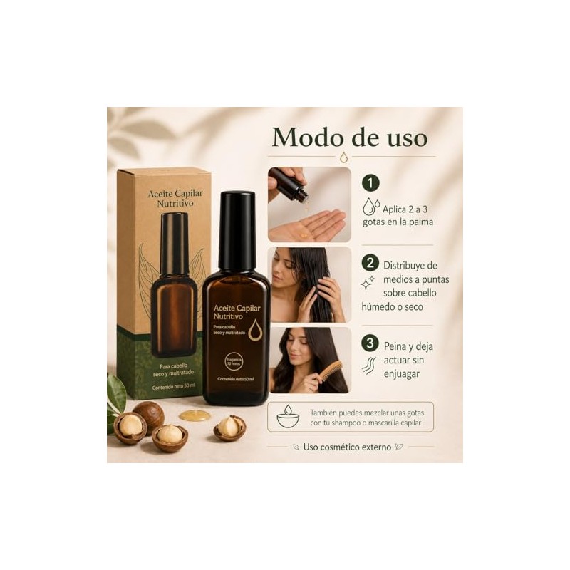 2 Morocco Aceite De Argan Tratamiento Capilar Marroquí Multifuncional Para