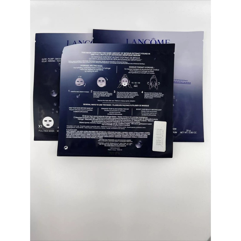 Lancome 3X Lancome Advanced Genifique Hydrogel Melting Full Face 1