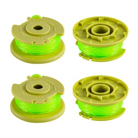 CHIHOLEN 4pcs Strimmer Spool Compatible with Ryobi One PLUS+ AC80RL3, Φ2mm 11ft Replacement Autofeed Spool for Ryobi 18V, 24V, 40V, RY40204, RY40220, ZRP2080, Ryobi One Plus+(4 Spool)
