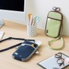 Lihit Lab Nyan Scene Cat Smartphone Shoulder Pouch Charcoal Black