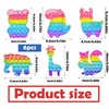 6 Pcs Poppet Fidget Toy, Popper Toy, Fidget Popper for