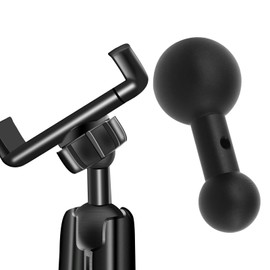 The Lord of the Tools 25mm / 1 Zoll auf 17 mm Kugeladapter für RAM Mount B-Größe Doppelkugel-Befestigungsarme Kompatibel mit Garmin 17 mm Drehbarem GPS-Montage Verlängerungsstangenarm