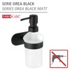Turbo-Loc® Orea Stainless Steel Soap Dispenser Matt Black