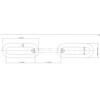 2 Metres (2mm) Galvanised Steel Chain Heavy Duty Durable Security