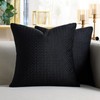Cheekywares Christmas Cushion Cover, Black, 40 x 40 cm, Velvet