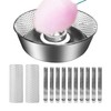 Zorqon 2 Sets Cotton Candy Machine Mesh and Clip Stabilizer