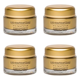 CREMA DORADA ANTI-VEJECIMIENTO ALOE INFINITO paquete de 4 de tamao 1,7 oz.  48 g. NUEVO                                                               