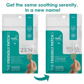 The Friendly Patch - Relax & Let Go with Ashwagandha, Gaba & Gotu Kola - Formerly known as Zen Patches 8 pack